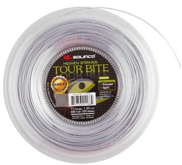 Solinco Tour Bite Soft Saitenrolle 200m-Silber